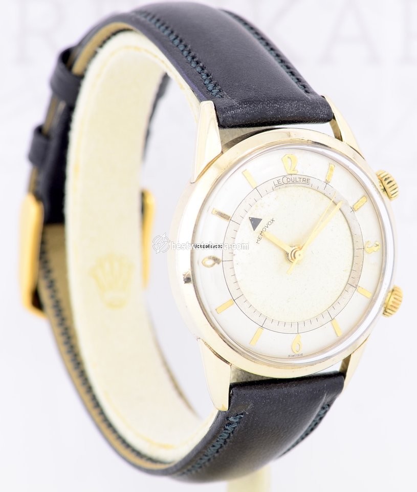 IMG_9081 Jaeger-LeCoultre Mens watch Unisex Manual winding Gold Steel Memovox Vintage Replica 4