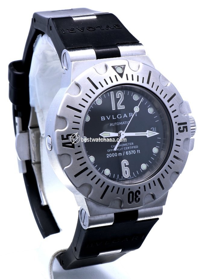 IMG_9081 Bulgari Diagono Mens watch Unisex Automatic Steel SD42S Replica 4