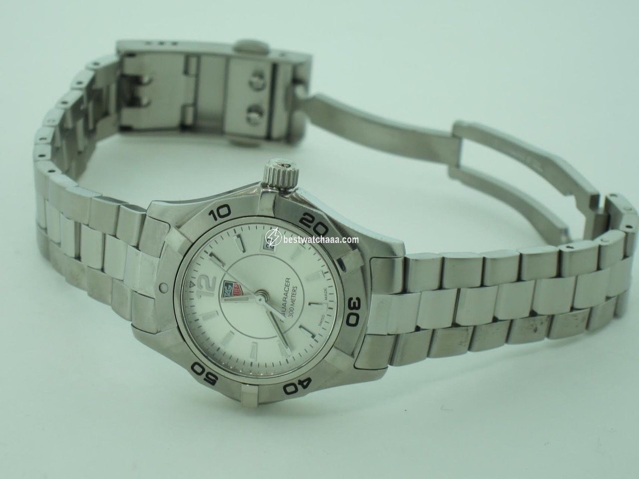 IMG_9081 TAG Heuer Aquaracer Lady Womens watch Quartz Steel WAF1412 Replica 4