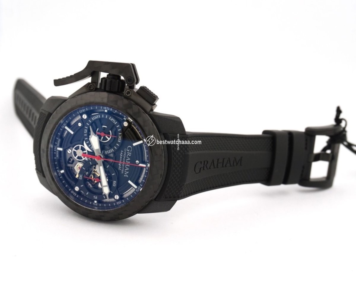 IMG_9081 Graham Chronofighter Oversize Mens watch Unisex Automatic Carbon 2CCBK.B25A Replica 4