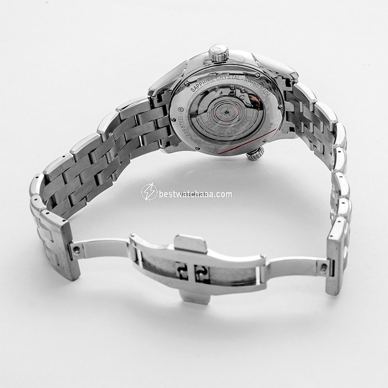 IMG_9081 Hamilton Jazzmaster GMT Auto Mens watch Unisex Automatic Steel H32695131 Replica 4