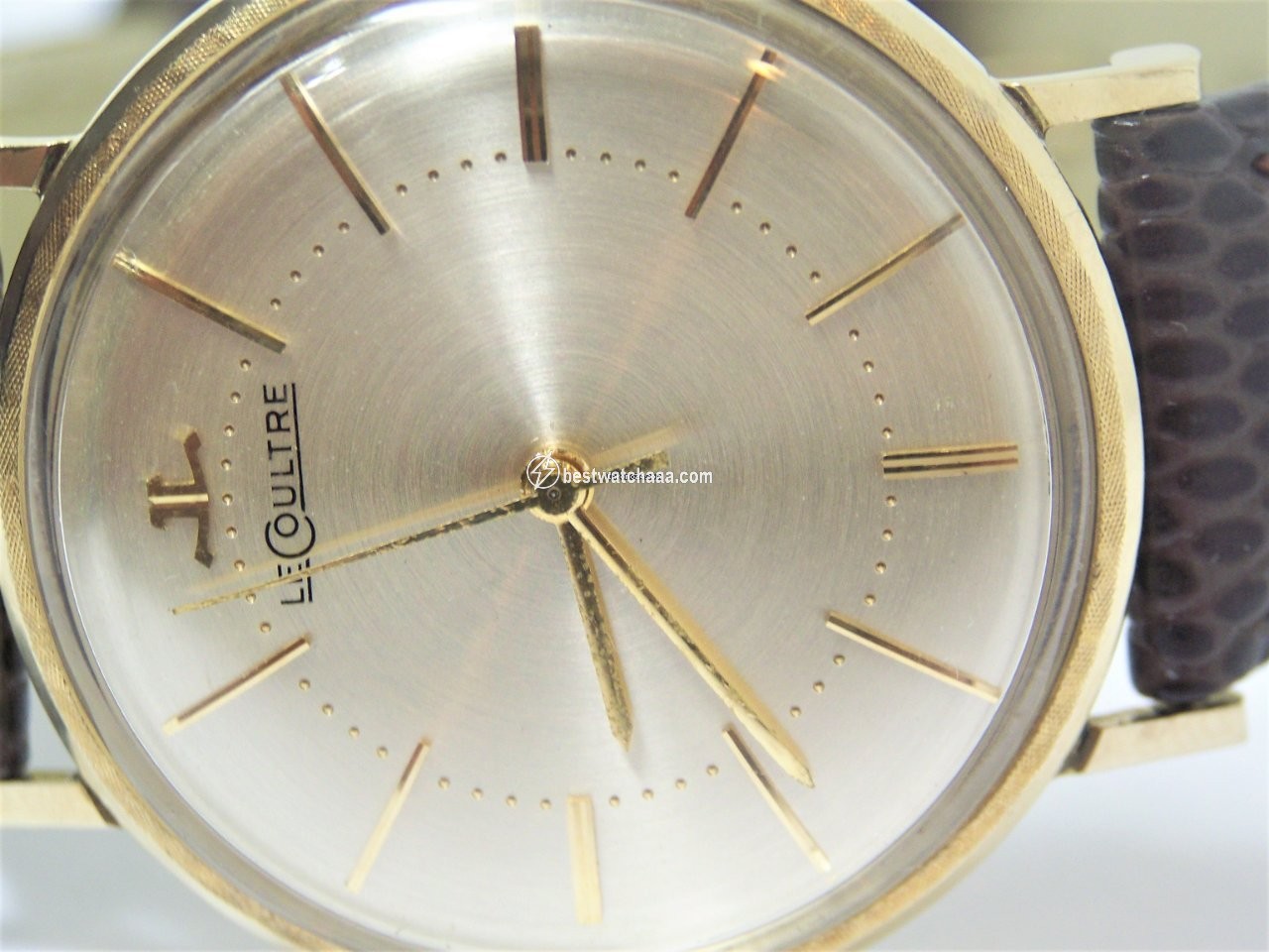 IMG_9081 Jaeger-LeCoultre Mens watch Unisex Manual winding Yellow gold 6009 Replica 4