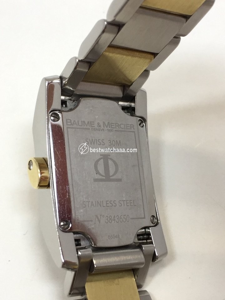 IMG_9081 Baume & Mercier Womens watch Quartz Gold Steel MOA65548 Replica 4