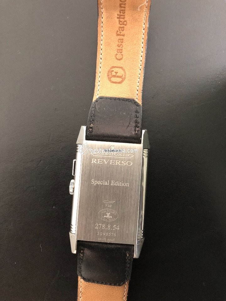 IMG_9081 Jaeger-LeCoultre Grande Reverso Ultra Thin Duoface Mens watch Unisex Manual winding Steel Q378858J Replica 4