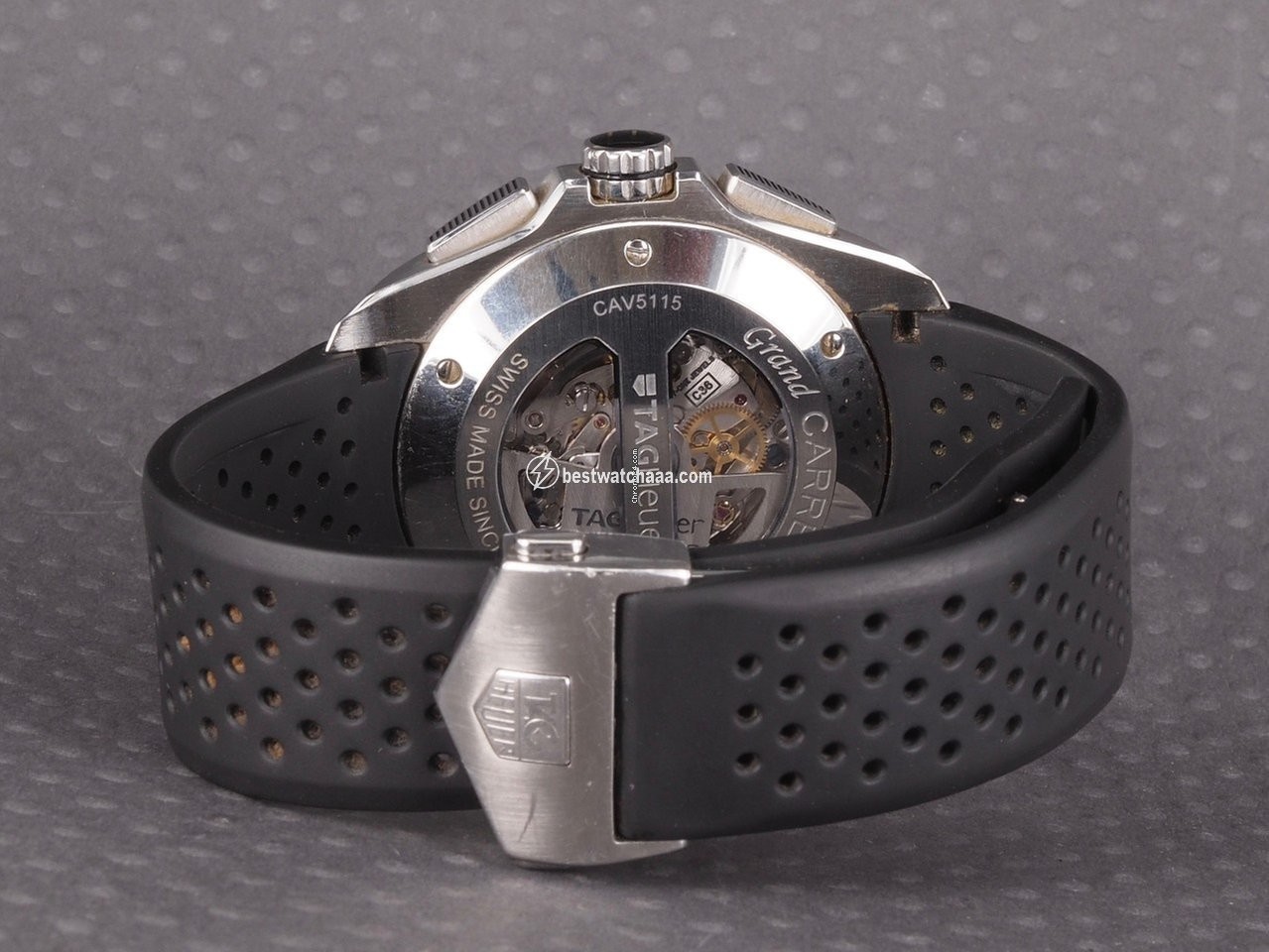 IMG_9081 TAG Heuer Grand Carrera Mens watch Unisex Automatic Steel CAV5115.FT6019 Replica 4