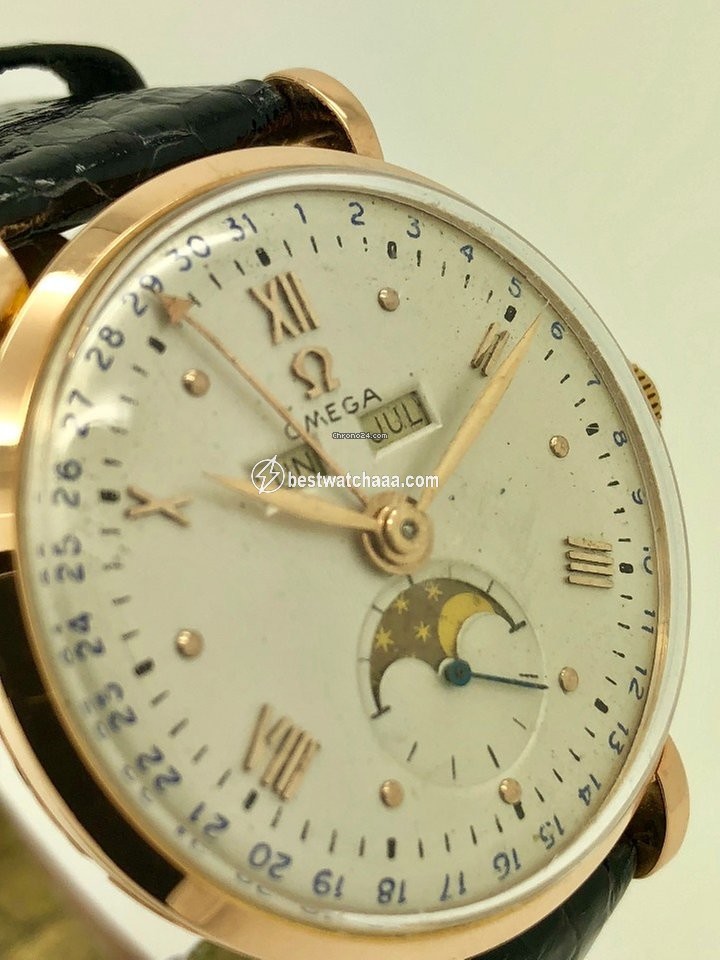 IMG_9081 Omega Mens watch Unisex Manual winding Rose gold 2473 Replica 4