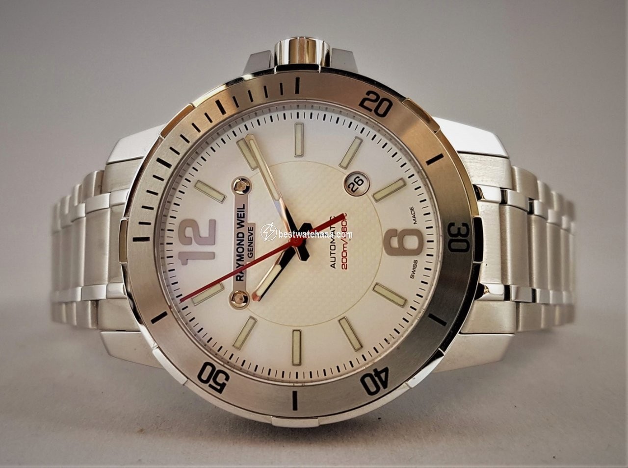 IMG_9081 Raymond Weil Nabucco Mens watch Unisex Automatic Steel 3900-ST-05307 Replica 4