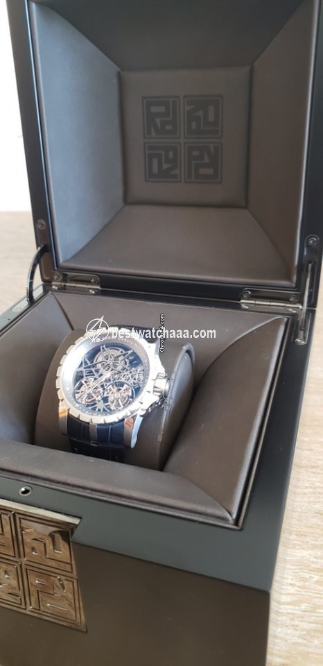 IMG_9081 Roger Dubuis Excalibur Mens watch Unisex Manual winding Platinum RDDBEX0269 Replica 4