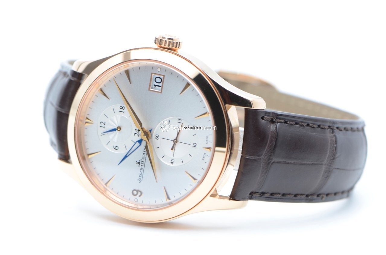 IMG_9081 Jaeger-LeCoultre Master Hometime Mens watch Unisex Automatic Rose gold Q1622530 Replica 4
