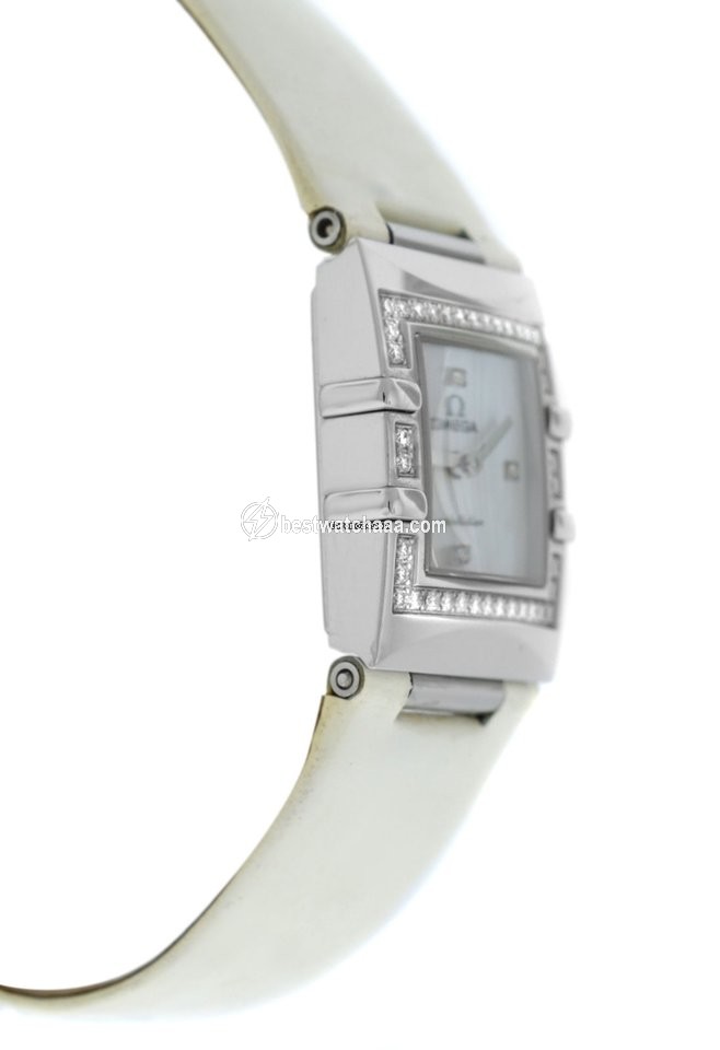 IMG_9081 Omega Constellation Ladies Womens watch Quartz Steel 1835.76.56 Replica 4
