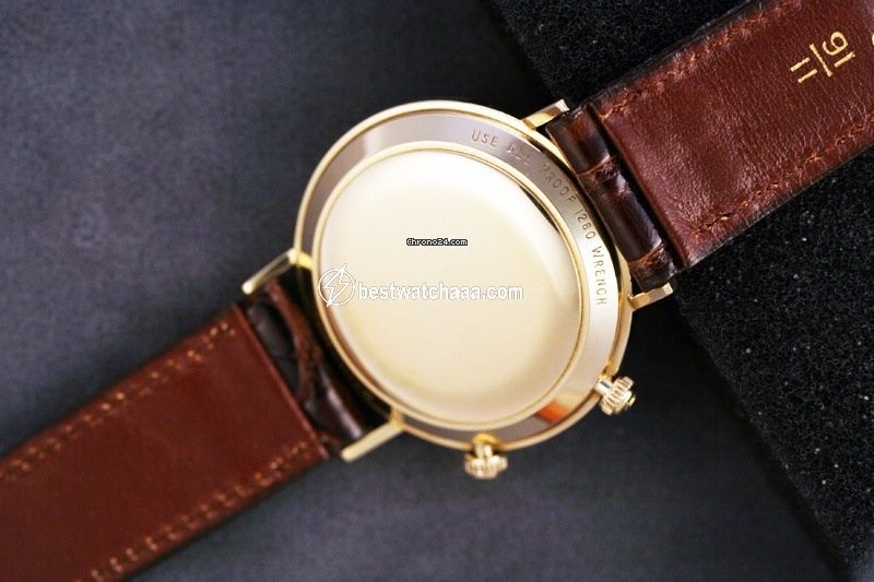 IMG_9081 Jaeger-LeCoultre Mens watch Unisex Manual winding Yellow gold K911 World Time Alarm Replica 5