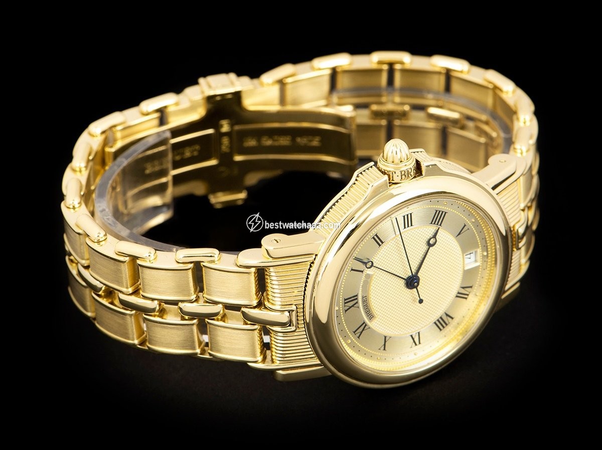 IMG_9081 Breguet Marine Mens watch Unisex Automatic Yellow gold Breguet Horloger De La Marine Replica 5