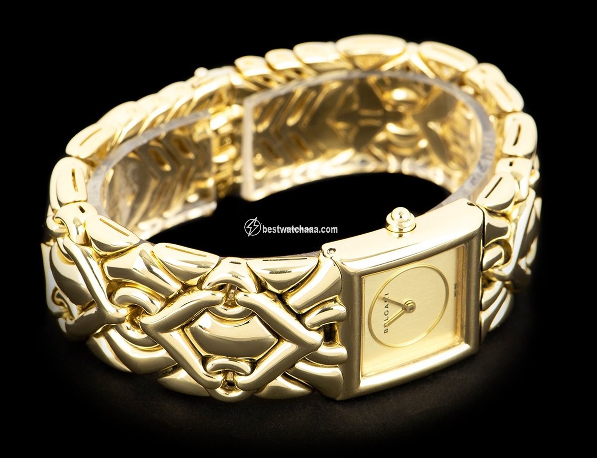 IMG_9081 Bulgari Parentesi Womens watch Quartz Yellow gold Bulgari BJ06 Replica 5