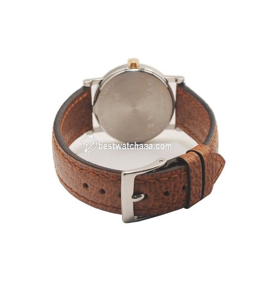 IMG_9081 Bulgari Bulgari Mens watch Unisex Quartz Gold Steel BB 30 SGLD Replica 5