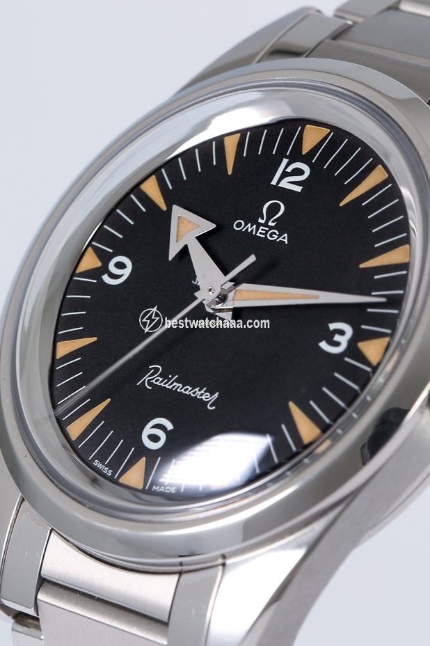 IMG_9081 Omega Seamaster Railmaster Mens watch Unisex Automatic Steel 220.10.38.20.01.002. Replica 5