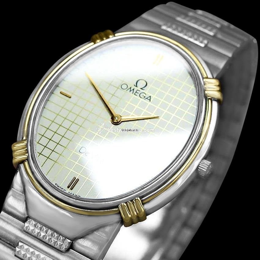 IMG_9081 Omega De Ville Mens watch Unisex Quartz Gold Steel AB 2 Replica 5