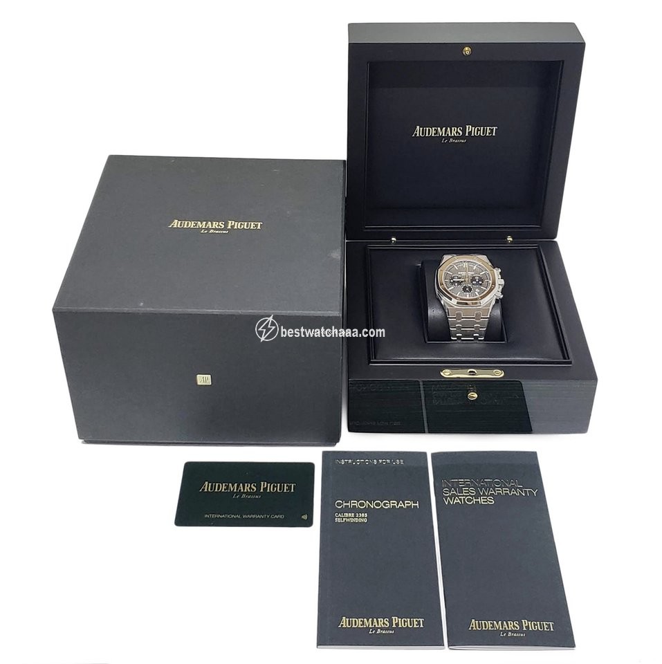IMG_9081 Audemars Piguet Royal Oak Chronograph Mens watch Unisex Automatic Titanium 26331IP.OO.1220IP.01 Replica 5