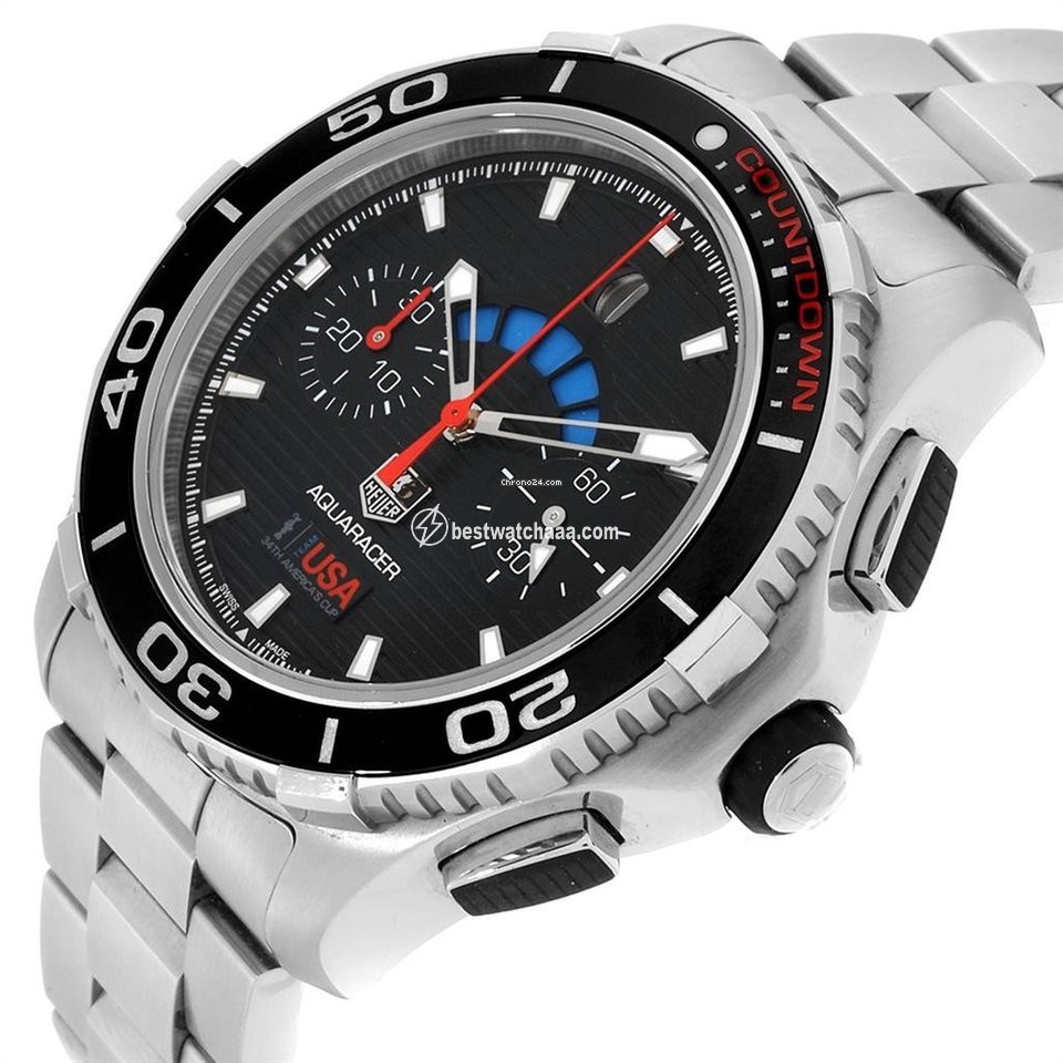 IMG_9081 TAG Heuer Aquaracer 500M Mens watch Unisex Automatic Steel CAK211B.BA0833 Replica 5