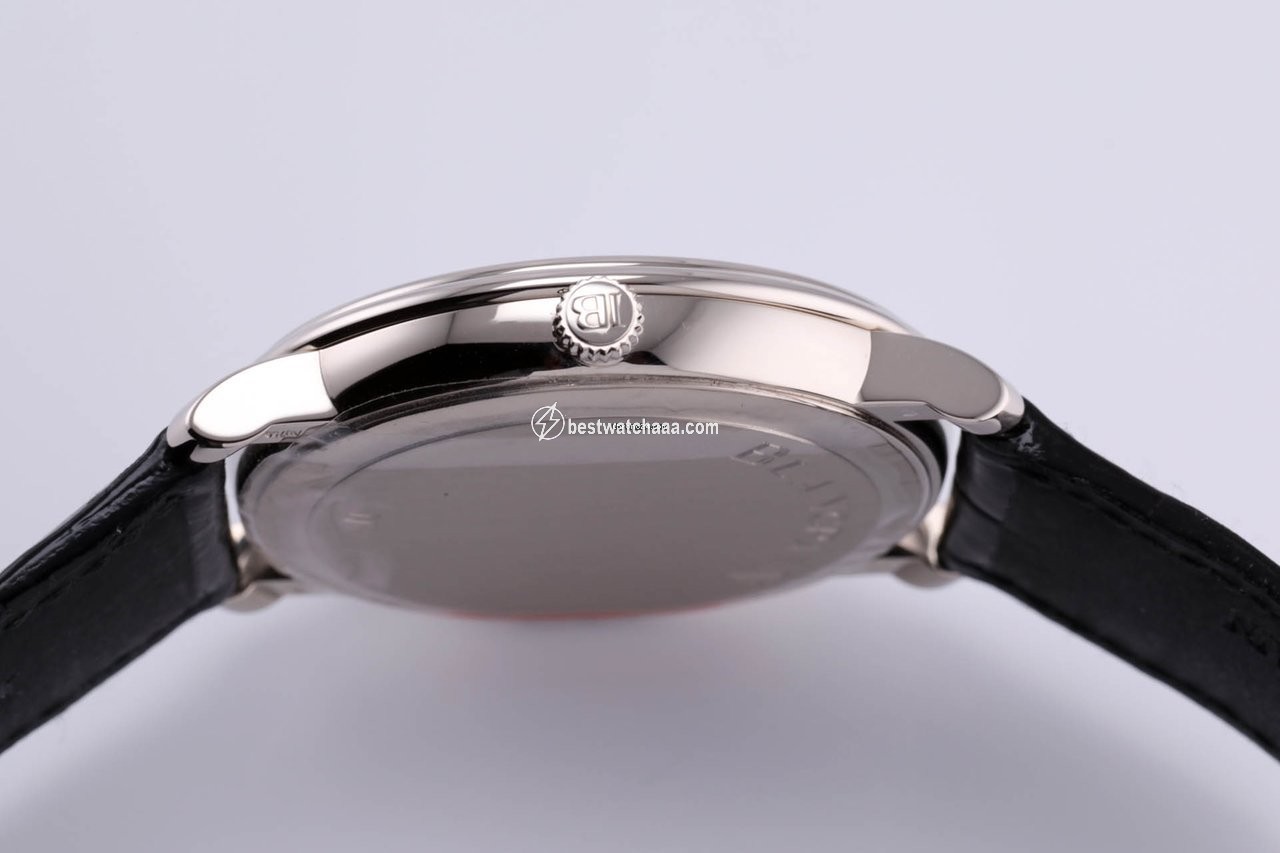 IMG_9081 Blancpain Villeret Mens watch Unisex Manual winding White gold 6616-1527-55B Replica 5