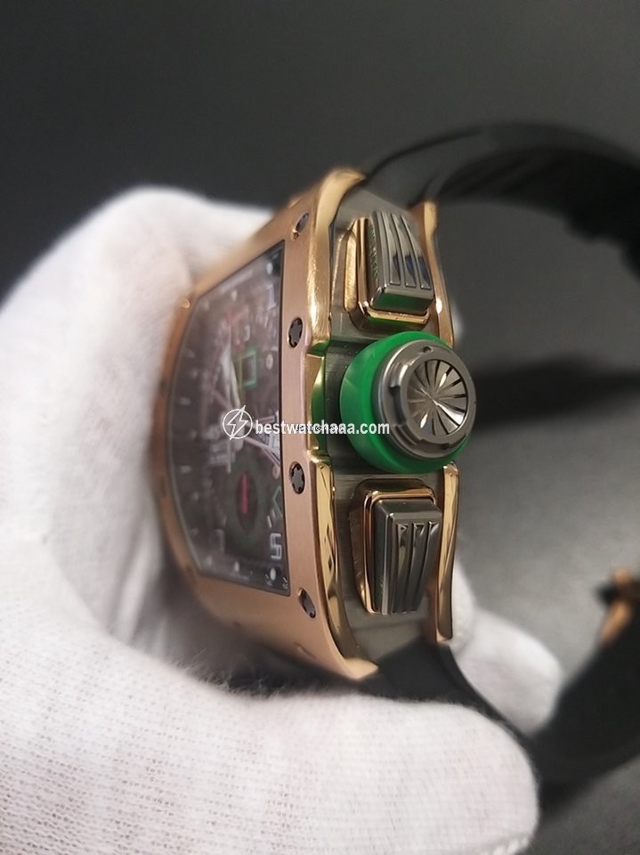 IMG_9081 Richard Mille RM 011 Automatic Rose gold RM11-01 ROBERTO MANCINI Replica 5