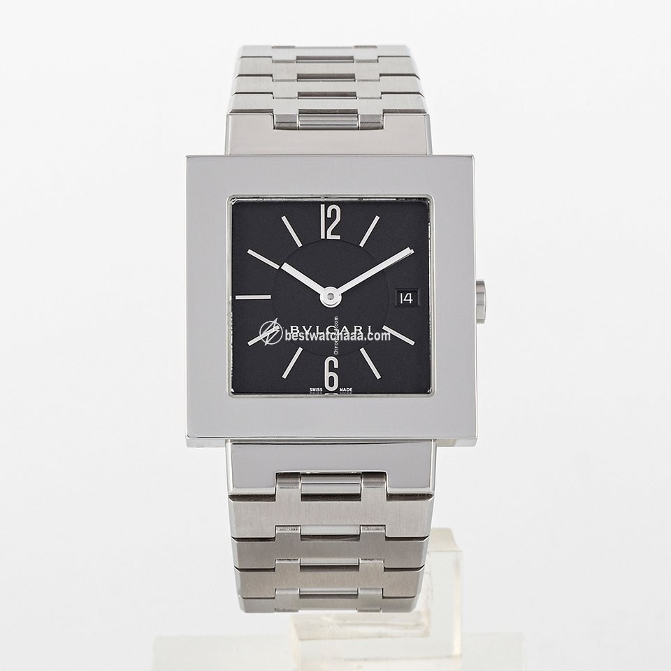 IMG_9081 Bulgari Quadrato Womens watch Quartz Steel SQ 27 SSD Replica 5