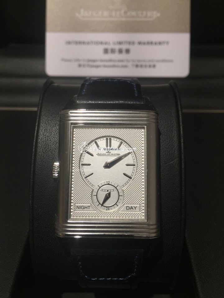 IMG_9081 Jaeger-LeCoultre Reverso Duoface Mens watch Unisex Manual winding Steel Q3988482 Replica 5