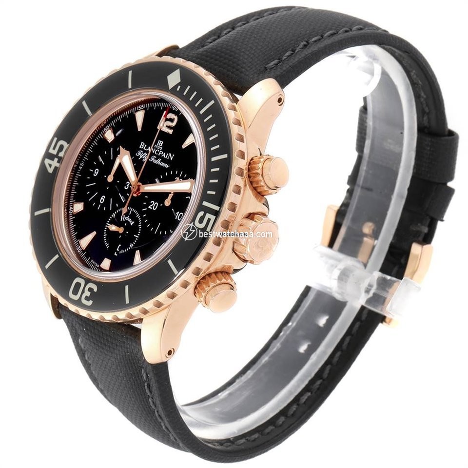 IMG_9081 Blancpain Fifty Fathoms Mens watch Unisex Automatic Rose gold 5085F-3630-52 Replica 5