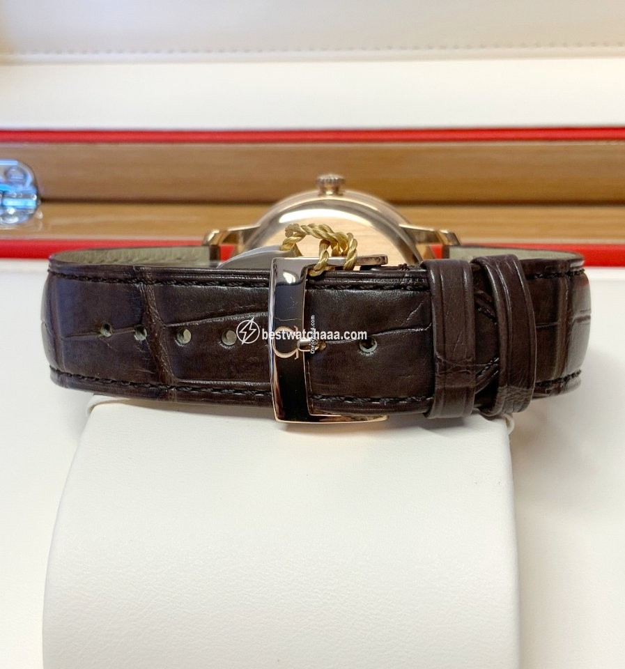 IMG_9081 Omega De Ville Prestige Mens watch Unisex Automatic Red gold 424.53.40.20.04.004 Replica 5
