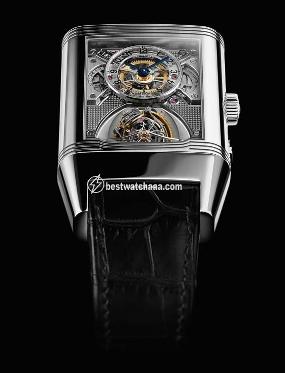 IMG_9081 Jaeger-LeCoultre Reverso Gyrotourbillon 2 Mens watch Unisex Manual winding Platinum Q2336420 Replica 5