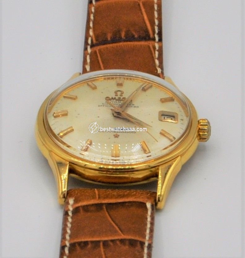 IMG_9081 Omega Constellation Mens watch Unisex Automatic Yellow gold 1685415 Replica 5