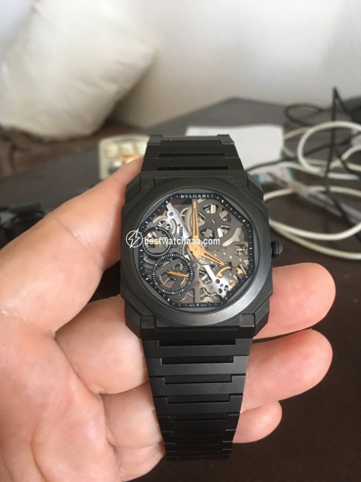 IMG_9081 Bulgari Octo Mens watch Unisex Manual winding Titanium 103010 Replica 5