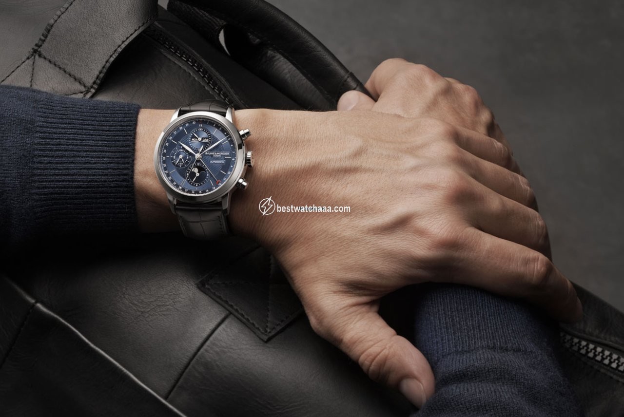 IMG_9081 Baume & Mercier Mens watch Unisex Automatic Steel Baume & Mercier Classsima Chronograph - Model 10484 Replica 5