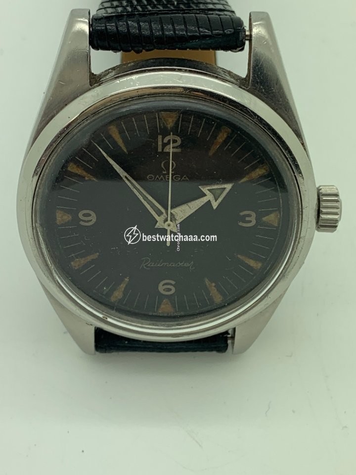 IMG_9081 Omega Seamaster Railmaster Mens watch Unisex Manual winding Steel CK2914-1 Replica 5