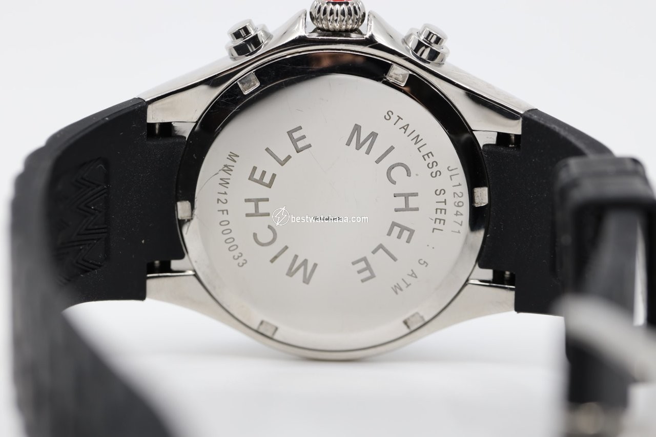 IMG_9081 Michele Tahitian Womens watch Quartz Steel Michele Tahitian Jelly Bean Chronograph Quartz Womens Watch Replica 5