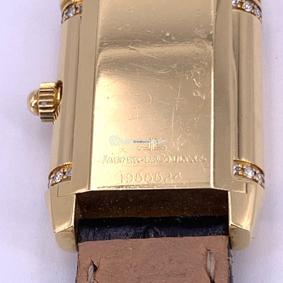 IMG_9081 Jaeger-LeCoultre Reverso Womens watch Quartz Yellow gold Jaeger LeCoultre Reverso 265.1.08 Womens Watch Replica 5