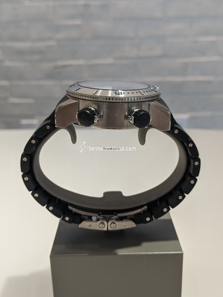 IMG_9081 Jaeger-LeCoultre Master Compressor Diving Pro Geographic Mens watch Unisex Automatic Titanium q185t770 Replica 5