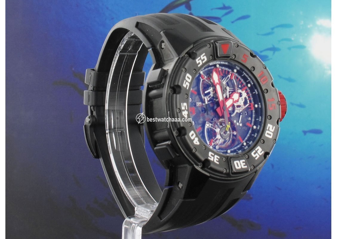 IMG_9081 Richard Mille Manual winding Titanium RM025 Replica 5