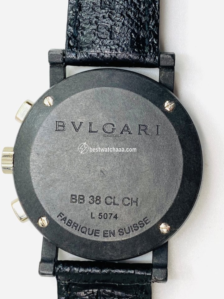IMG_9081 Bulgari Bulgari Mens watch Unisex Quartz Carbon BB38CL Replica 5