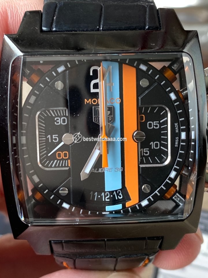 IMG_9081 TAG Heuer Monaco Calibre 36 Mens watch Unisex Automatic Steel CAL5112 Replica 5