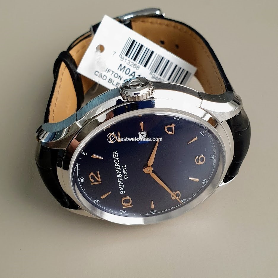 IMG_9081 Baume & Mercier Clifton Mens watch Unisex Quartz Steel 10420 Replica 5