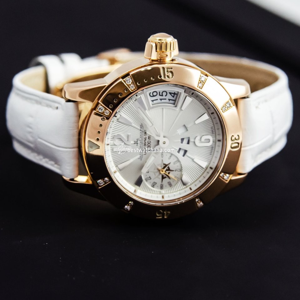 IMG_9081 Jaeger-LeCoultre Master Compressor Diving GMT Womens watch Automatic Rose gold Q1892420 Replica 5