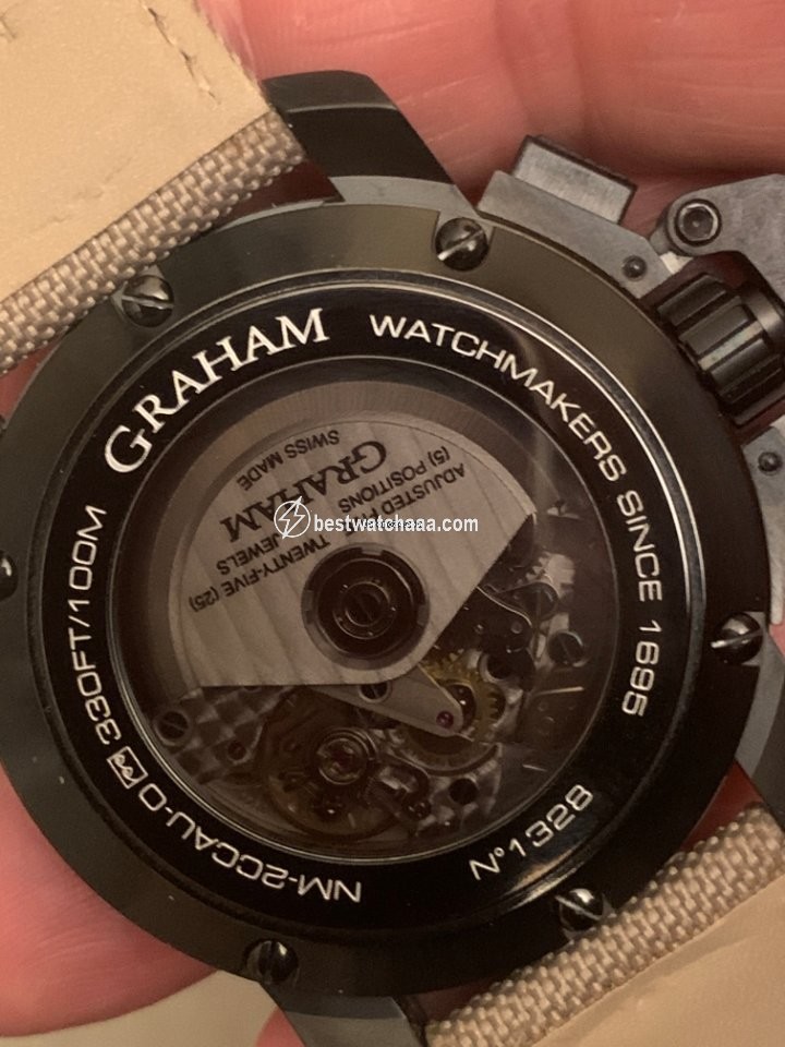 IMG_9081 Graham Chronofighter Oversize Mens watch Unisex Automatic Steel 2CCAU.B02A.T13N Replica 5