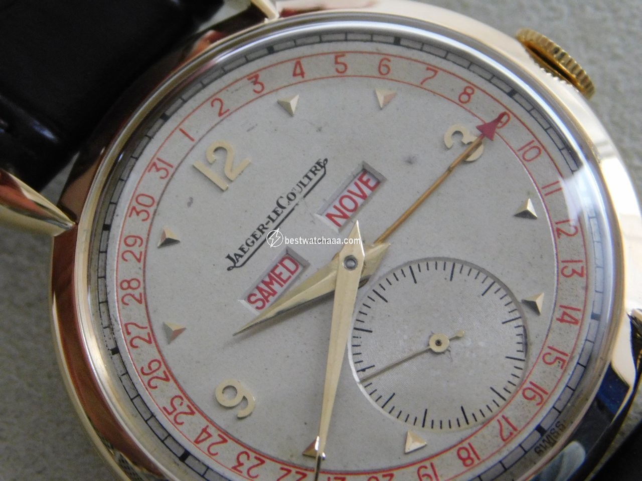 IMG_9081 Jaeger-LeCoultre Mens watch Unisex Manual winding Yellow gold 272749 Replica 5