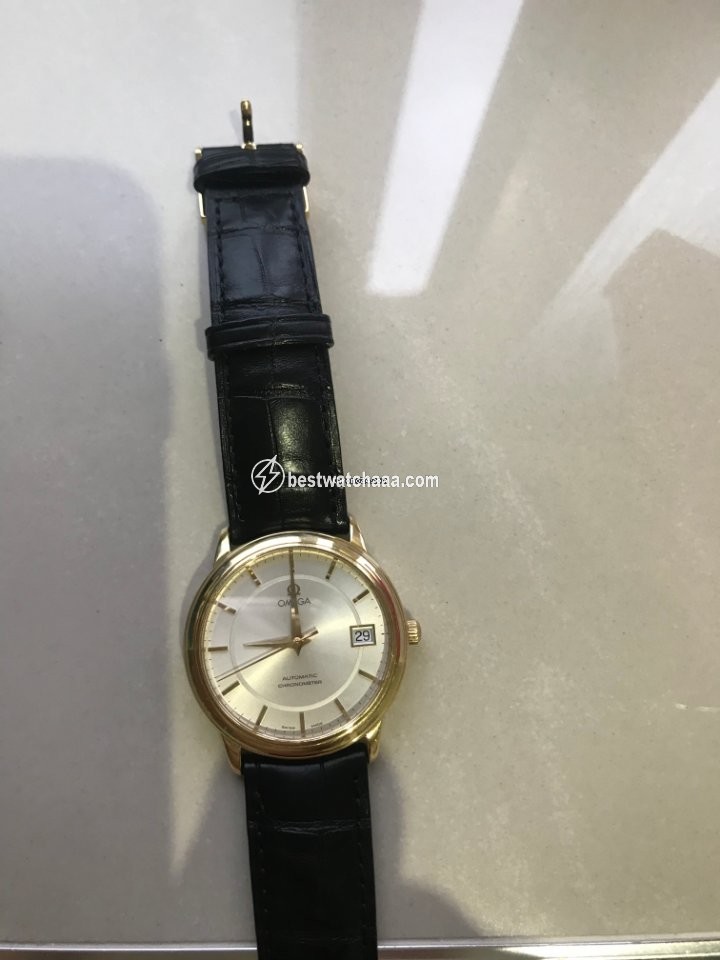 IMG_9081 Omega De Ville Mens watch Unisex Automatic Yellow gold 80446 Replica 5
