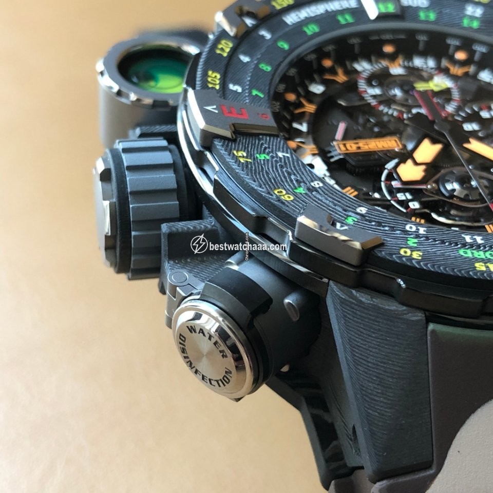 IMG_9081 Richard Mille Mens watch Unisex Manual winding Titanium RM 25-01 Replica 5