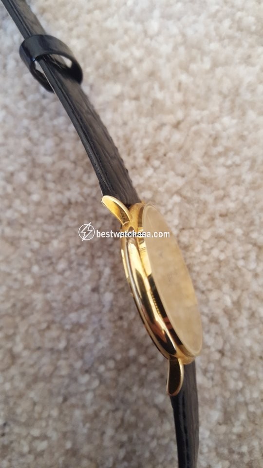 IMG_9081 Longines Presence Mens watch Unisex Quartz Yellow gold L4.743.6 Replica 5