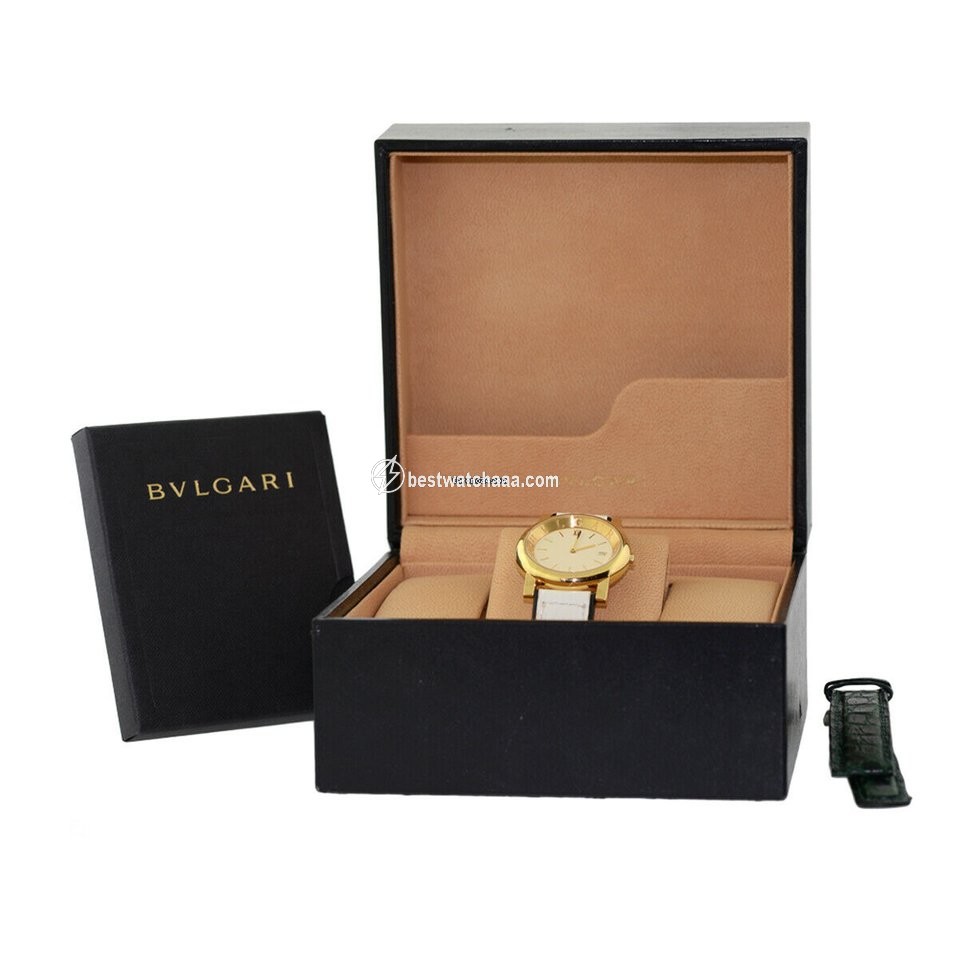 IMG_9081 Bulgari Mens watch Unisex Automatic Yellow gold AT 35 GL Replica 5