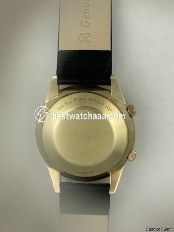 IMG_9081 Jaeger-LeCoultre Mens watch Unisex Automatic Gold Steel Memovox Vintage World Time Alarm Replica 5