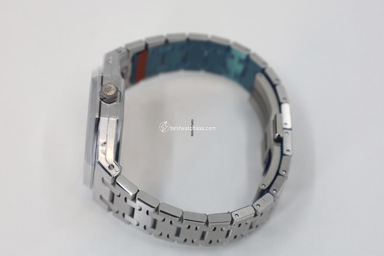IMG_9081 Audemars Piguet Royal Oak Selfwinding Womens watch Automatic Steel 77350ST.OO.1261ST.01 Replica 5