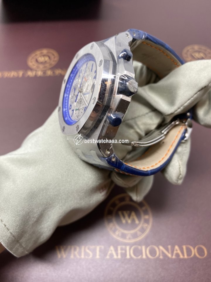 IMG_9081 Audemars Piguet Royal Oak Offshore Chronograph Mens watch Unisex Automatic Steel 26182ST.OO.D018CR.01 Replica 5